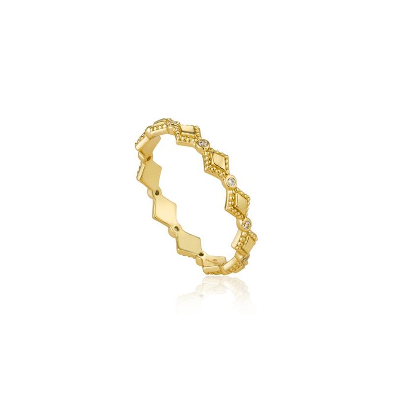 Deze Ania Haie ring uit de serie Bohemian Dream is 925 zilver gerhodineerd met goldplating. De Bohemian Dream serie bestaat uit gedetailleerde items met een hippie-chic sfeer!
- 925 zilver gerhodineerd met goldplating
- 15,75mm of maat 50