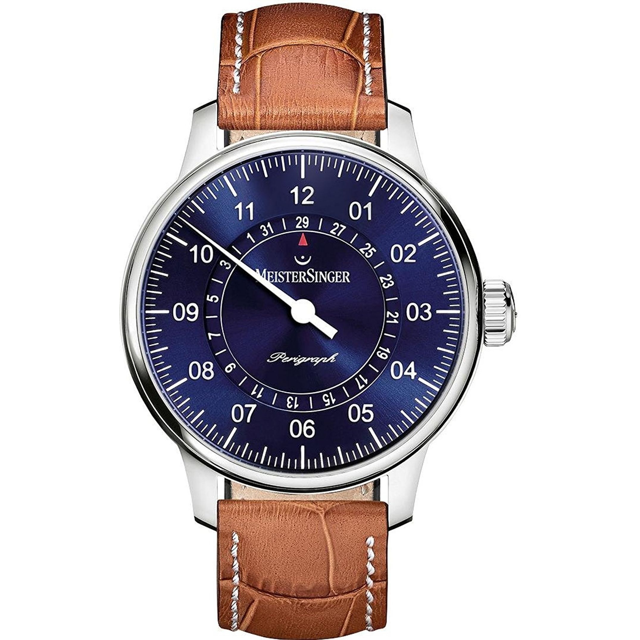 Algemeen
Geslacht: heren
Model: AM1008

Voordelen
- bewegingsenergie
- band echt leer bruin (wit kleurig stiksel)
- wijzerplaat blauw met witte cijfers (arabisch)
- glas is zeer krasvast
- datum
- duidelijke tijdsweergave
- spat waterdicht: handenwassen, regen
- maat kast 43mm (breedte) 11,5mm (dikte)





