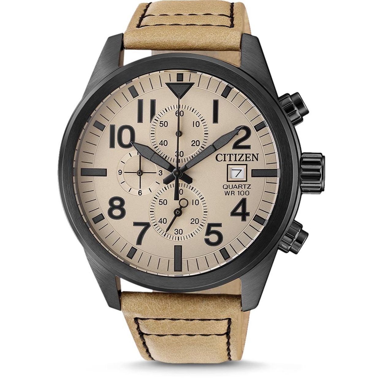 Algemeen
Geslacht: heren
Model: AN3625-07X

Voordelen
- band echt leer beige (zwart kleurig stiksel)
- chronograaf/stopwatch
- wijzerplaat taupe met zwarte cijfers (arabisch)
- boven gem. waterdicht: zwemmen/duiken
- duidelijke tijdsweergave
- quartz
- maat kast 43mm (breedte) 12mm (dikte)





