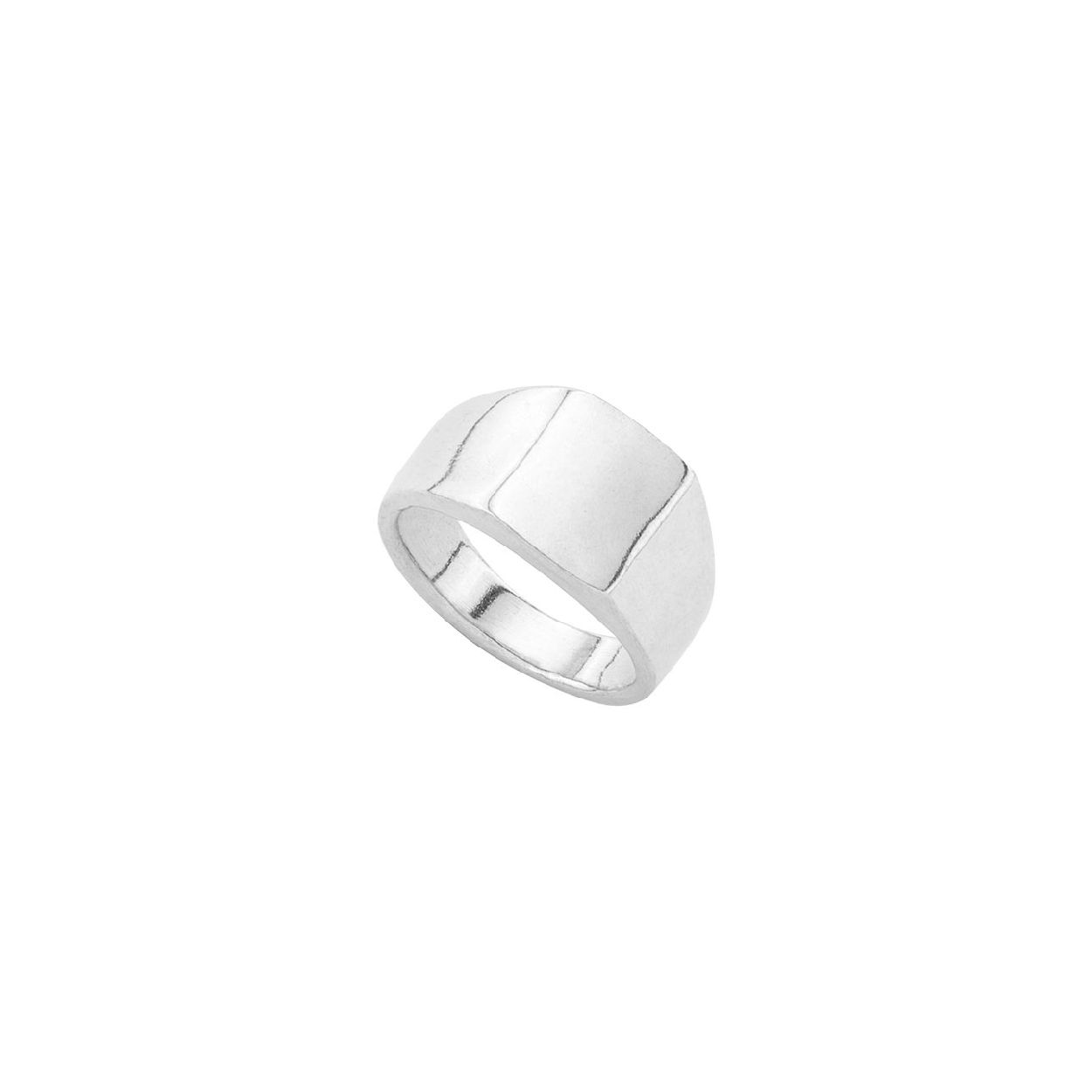 Deze ring is van het merk UNO de 50. Het is een herensieraad gemaakt van metaal. De ring is grijs van kleur. De maat van het sieraad is 19.5.