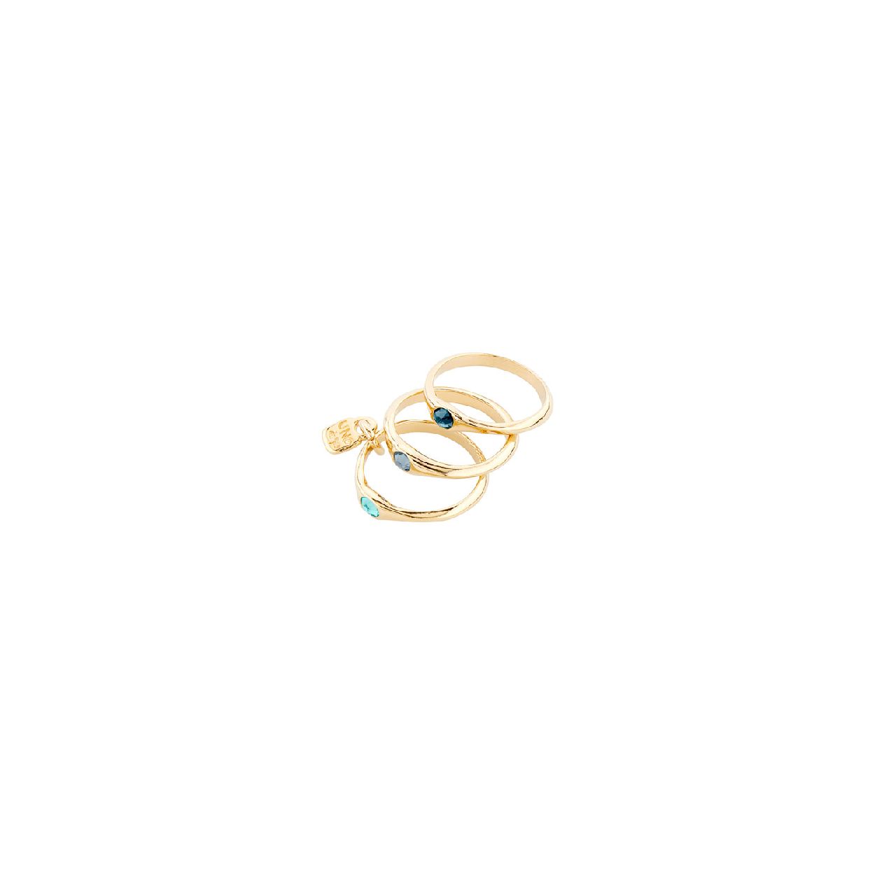 UNO de 50 ring verguld met 20 microngram goud. 2 jaar garantie op de plating