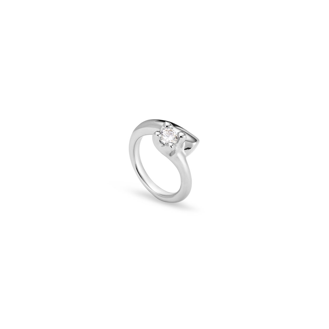 Dit is een ring van het merk UNOde50. Het is gemaakt van metaal.