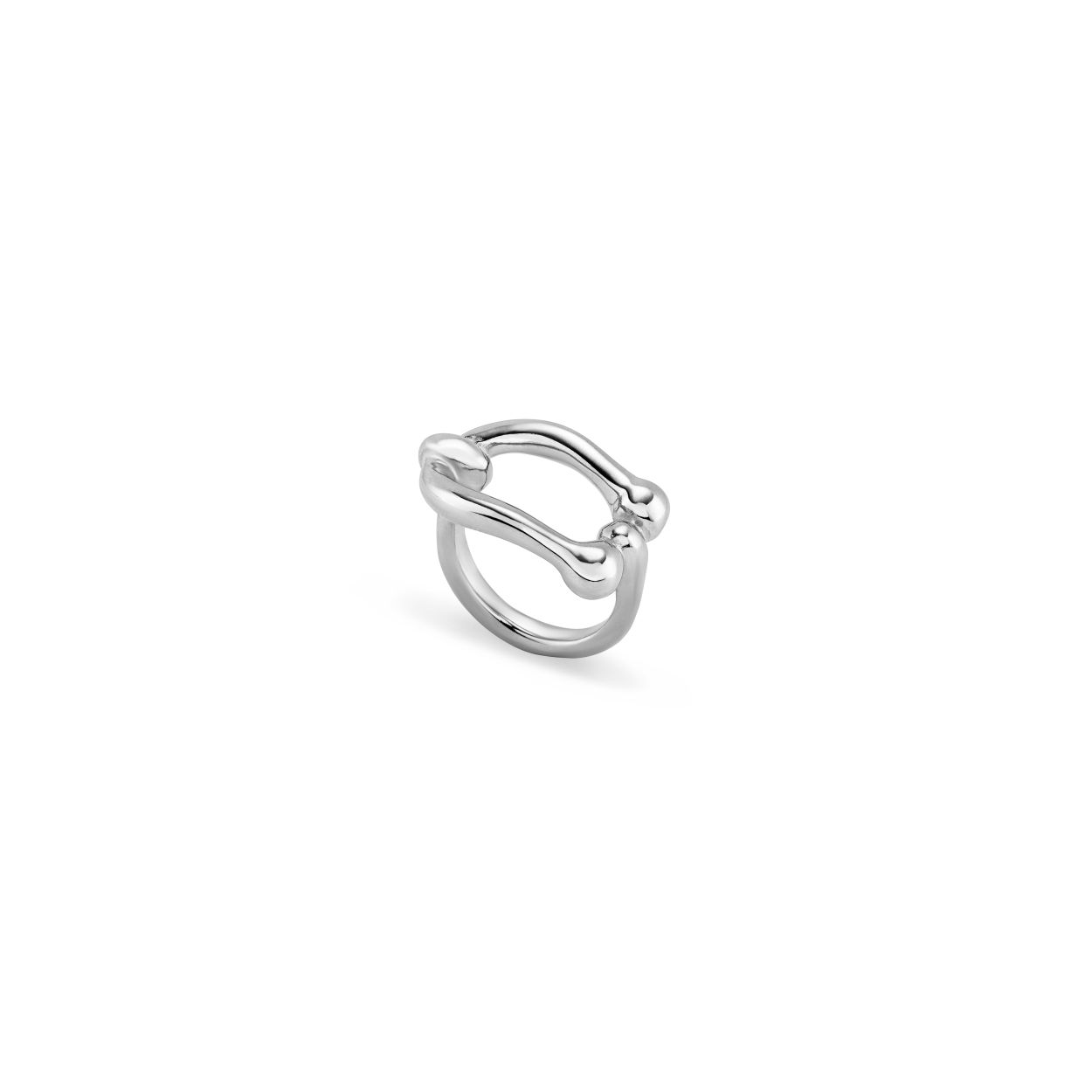 Dit is een ring van het merk UNOde50. Het is gemaakt van metaal.