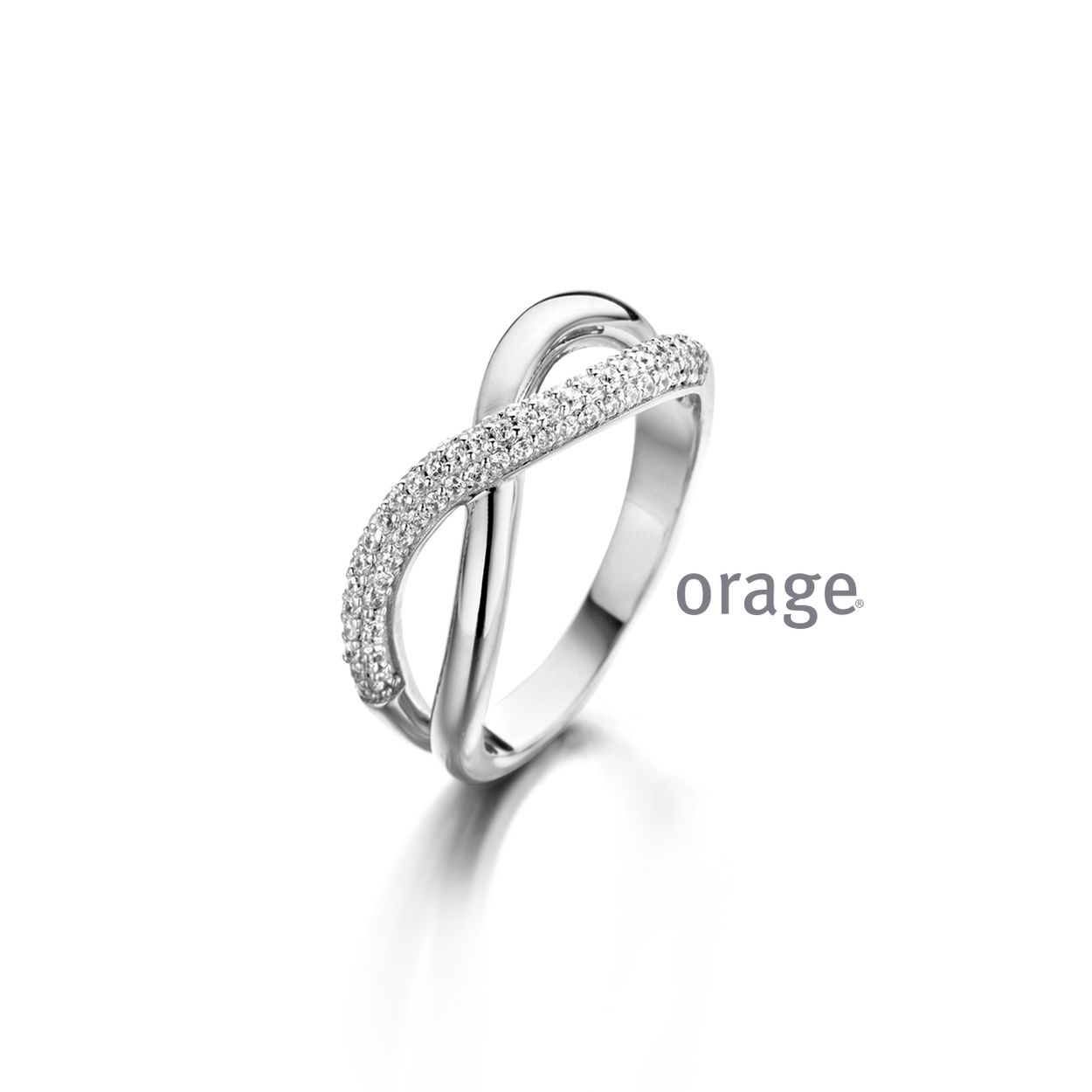 AP012 Ring 925 rh cz (V/39)