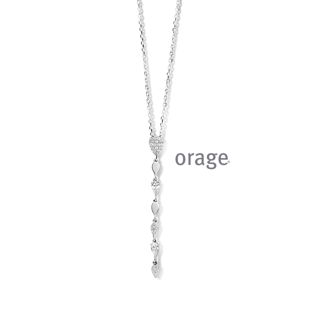 AT292 Ketting 925 rh cz (V/14)