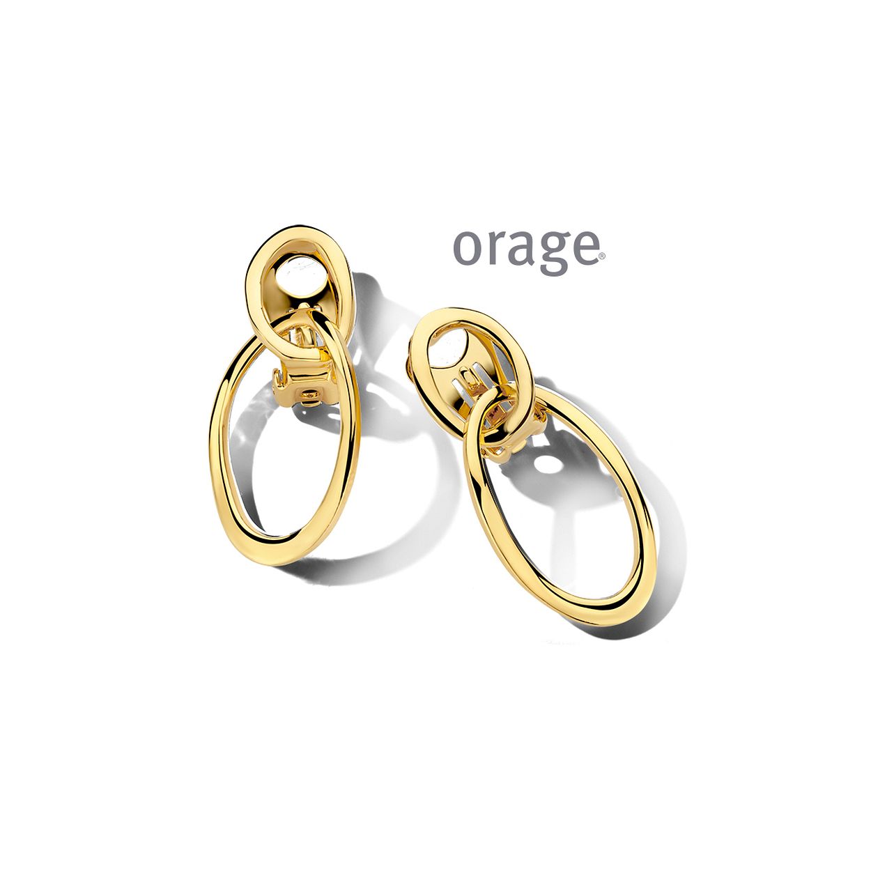 AT312 Oorslingers clips geel (V/14)