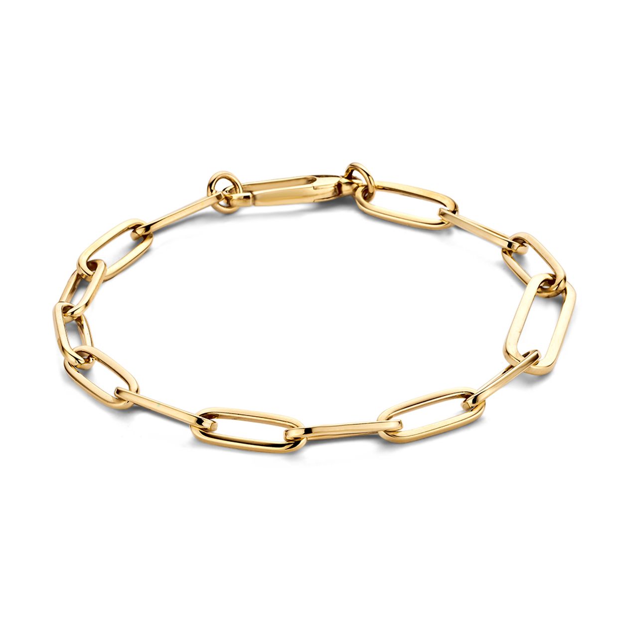 Geelgouden closed-forever armband