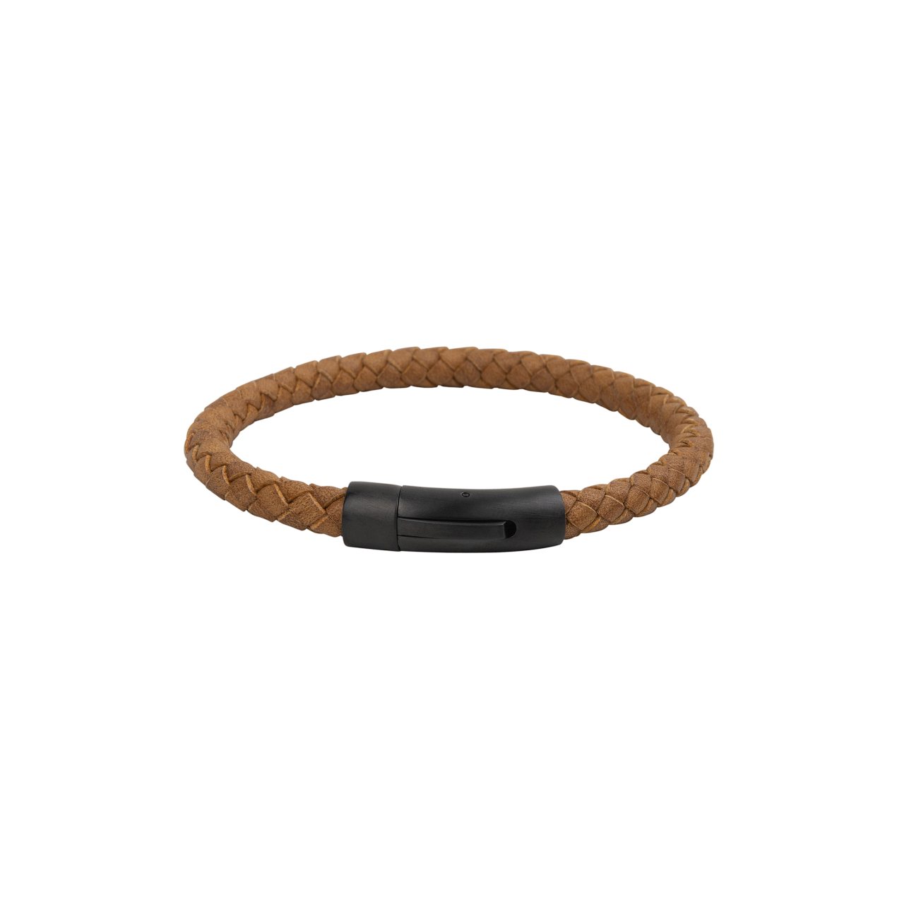 Armband Iron Single String Noyer-on-Black  (21.0cm)