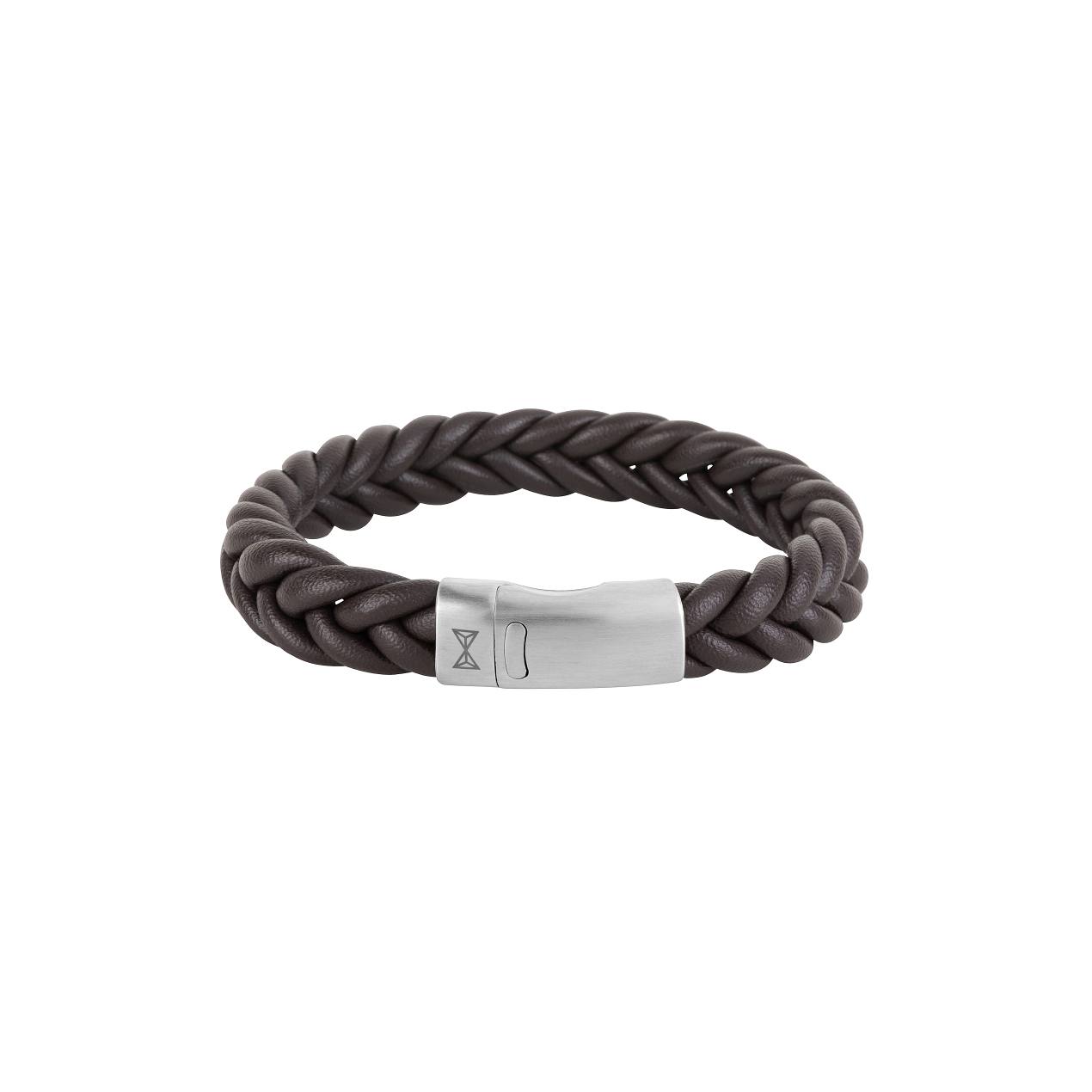 Armband Iron Big Wave II Brown  (21.0cm)