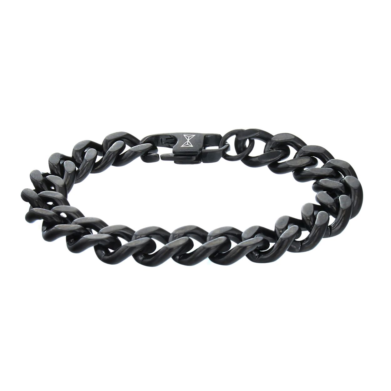 * Gourmette Full Flat - Noir (22,5cm)