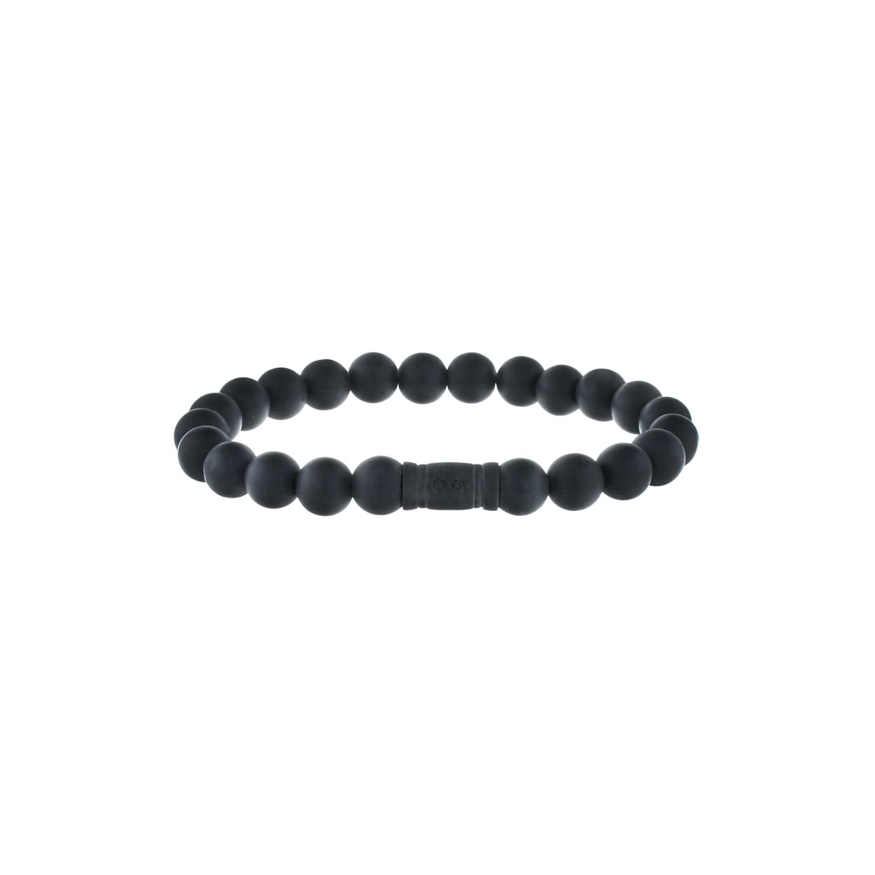 Metaal afwerking: Zwart IP Zandstralen
Plating: Black IP
Materiaal sluiting 925 Sterling Silver
Maat cm 17.5
Breedte 8mm
