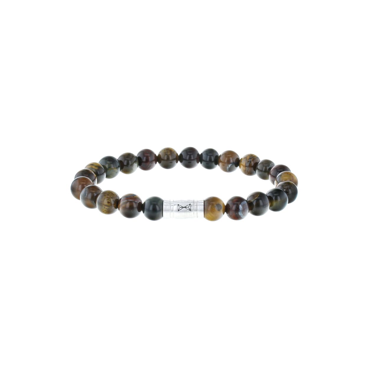 Metaal afwerking: Zilveren borstel
Plating: geen
Materiaal sluiting 925 Sterling Silver
Maat cm 17.5
Breedte 8mm
