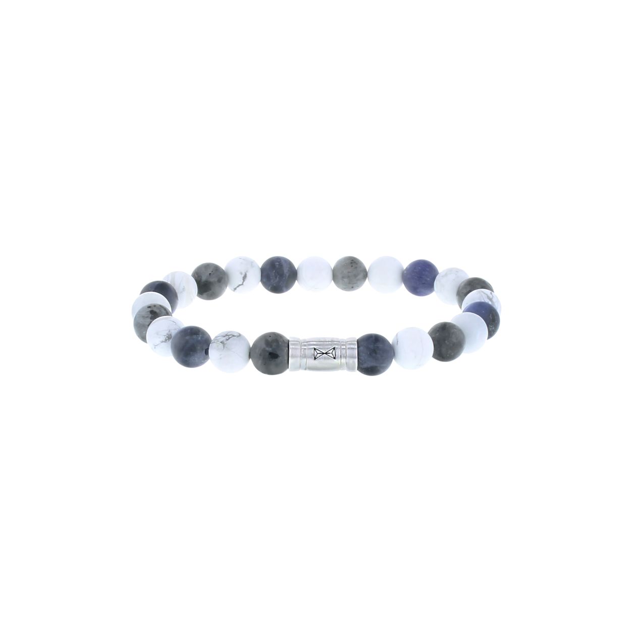 Metaal afwerking: Zilveren borstel
Plating: geen
Materiaal sluiting 925 Sterling Silver
Maat cm 17.5
Breedte 8mm

