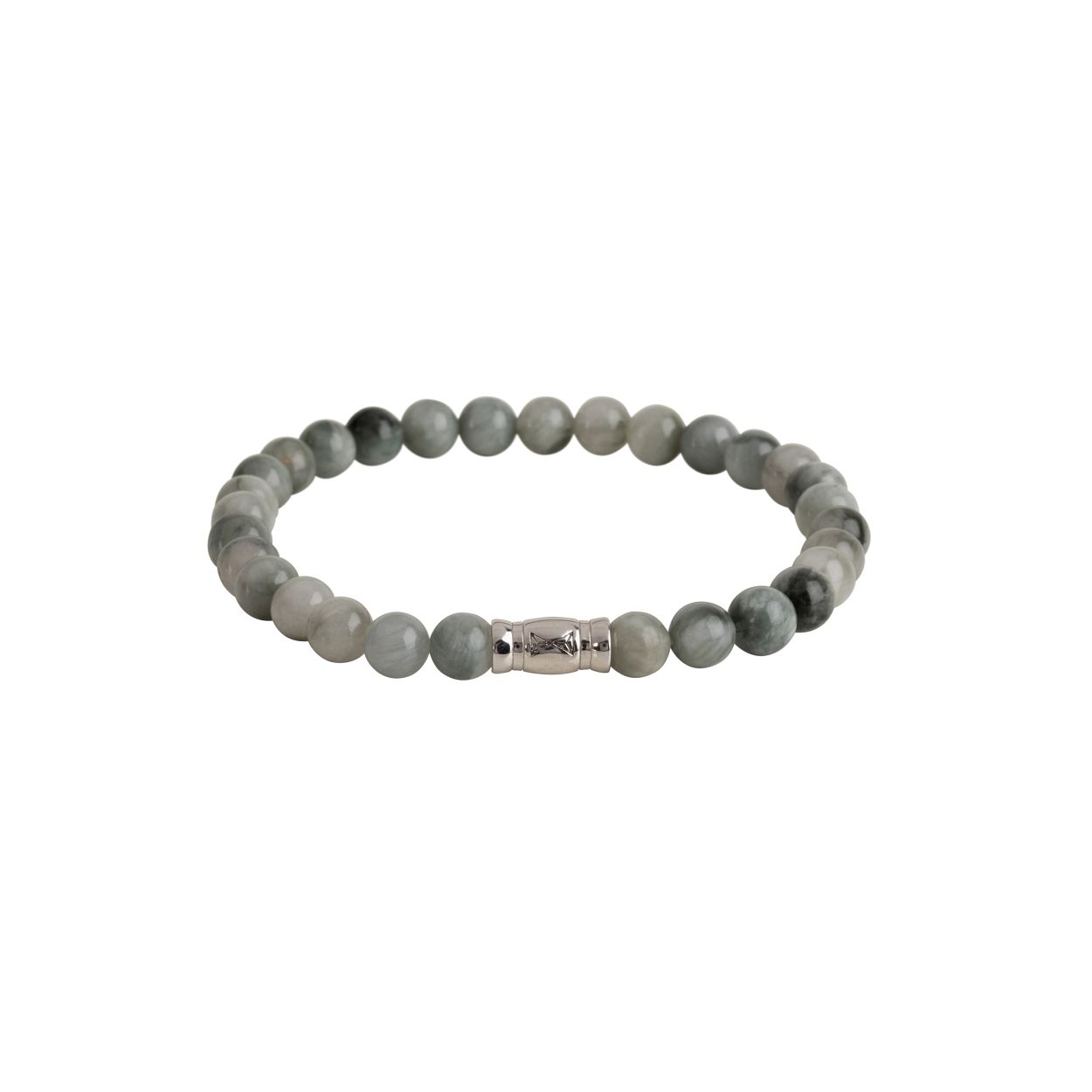 Stijlvol en minimalistisch. Deze armband is gemaakt van hoogwaardige edelstenen die perfect combineren met zowel formele als casual kleding. Gemaakt met 6 mm gladde Eagle Eye kralen en een subtiel zilveren 925 slot. Het sterke elastische koord houdt deze armband bij elkaar en zorgt voor een comfortabele pasvorm. Eagle Eye natuursteen wordt gekenmerkt door zijn glasachtige glans. Combineer deze armband met andere Aze sieraden en geef je look die stijlvolle extra touch.