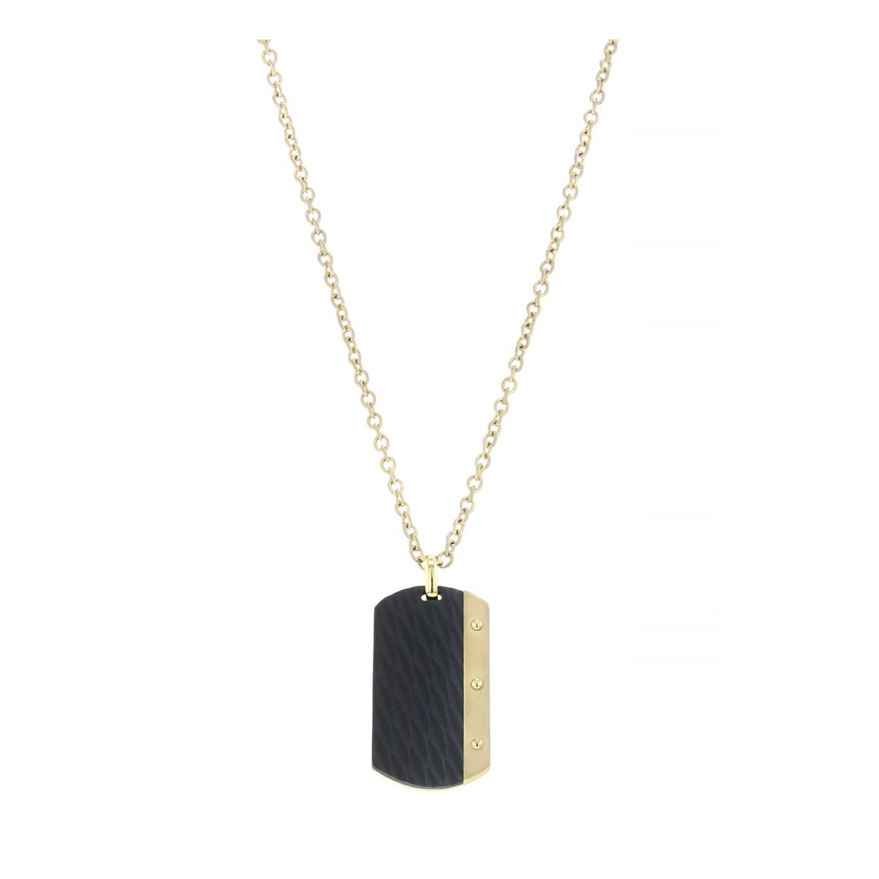 Metaal afwerking: verticale satijn
Plating: Yellow Goldplated
Materiaal sluiting 316L Edelstaal
Maat cm 70+10
