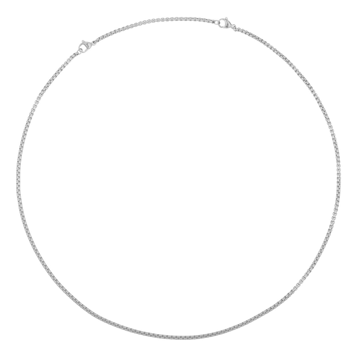 Loose Chain Rolo - Inox  (60+10cm)