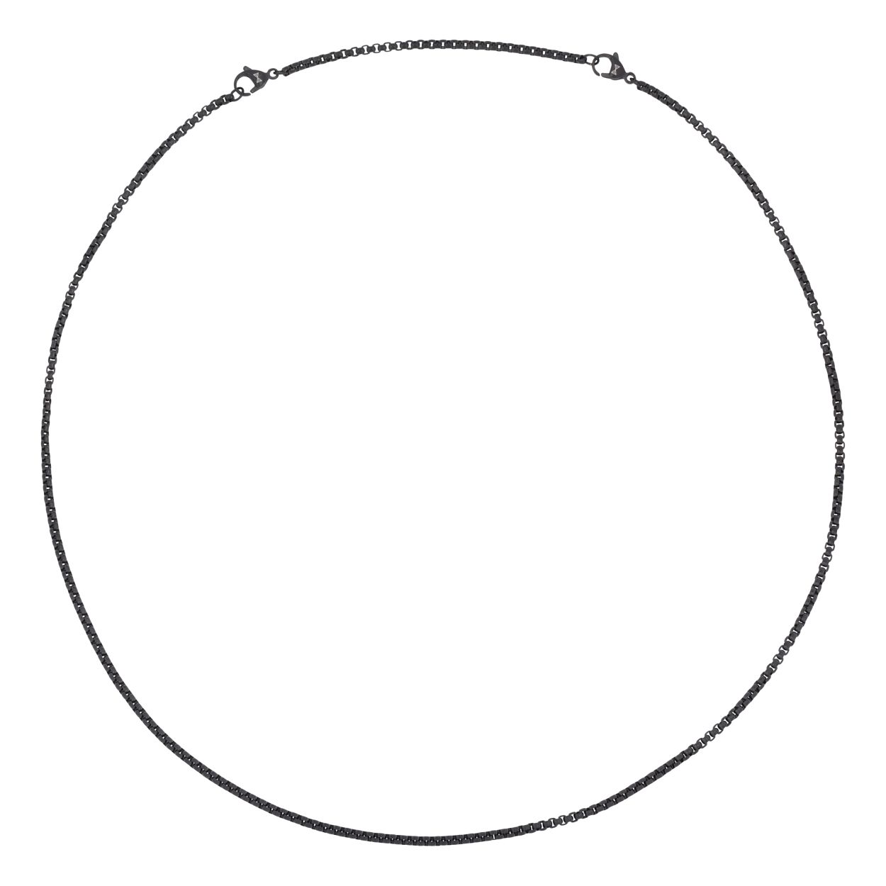 Loose Chain Rolo - Noir (60+10cm)