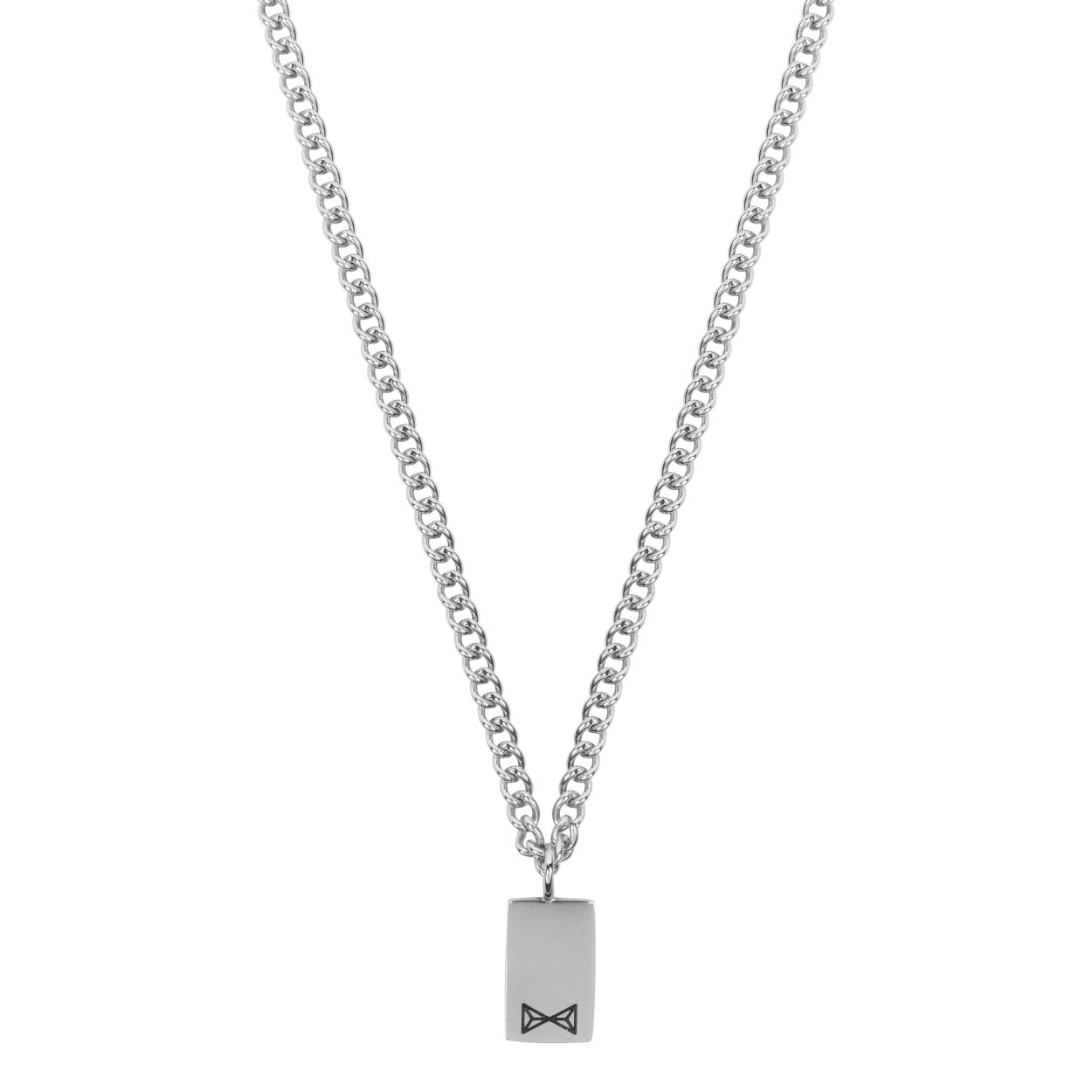 Necklace Gourmette Mini Indentity  - (50+10cm)
