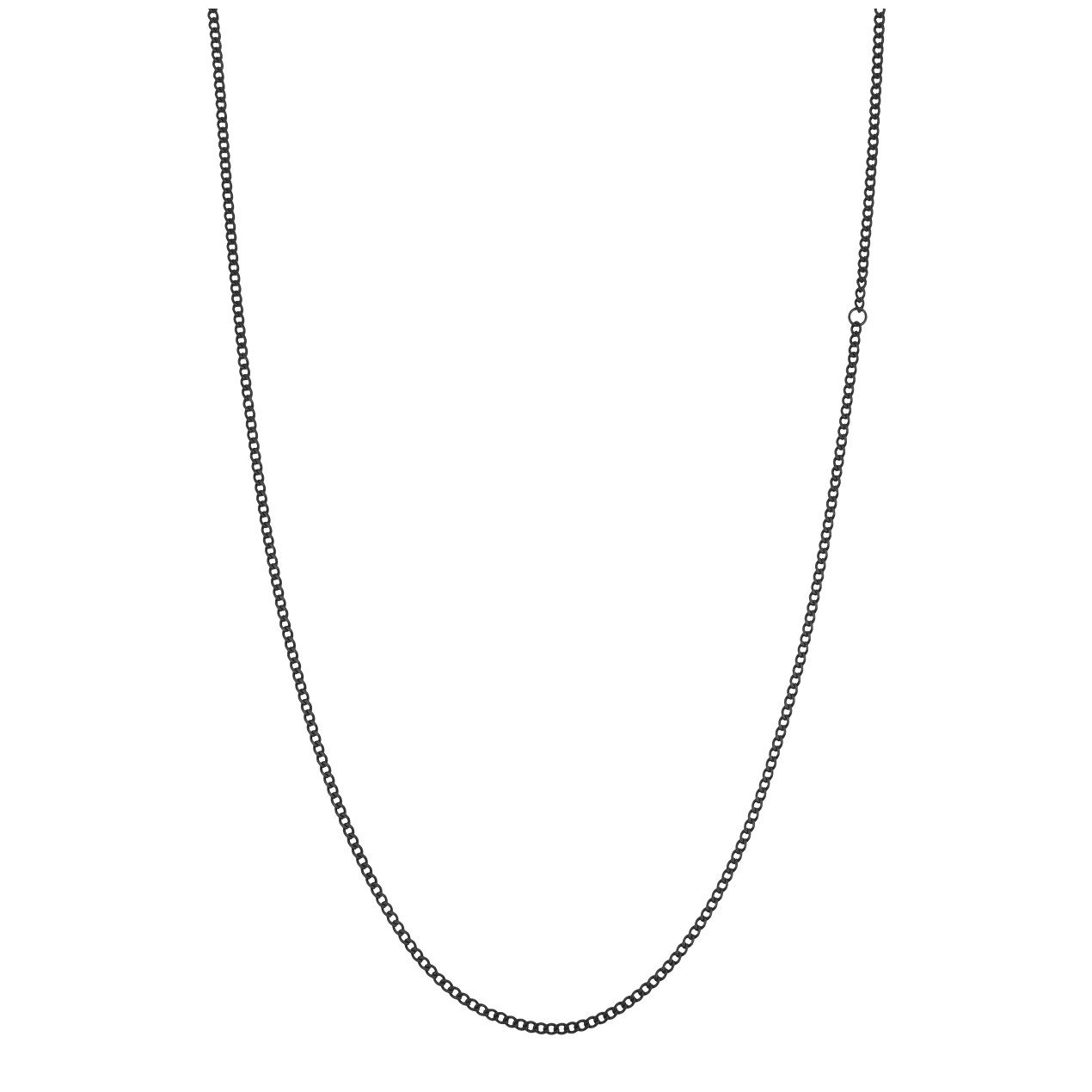 Armband Gourmette Three - Noir  (21.0cm)