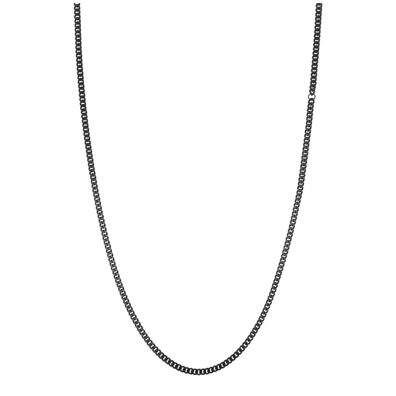 Armband Gourmette Four - Noir  (21.0cm)