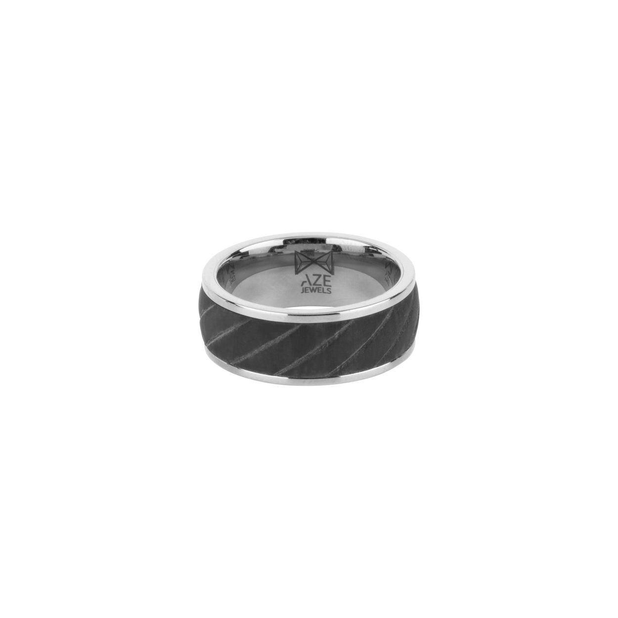Ring Carbon - Inox (?22 / 69)
