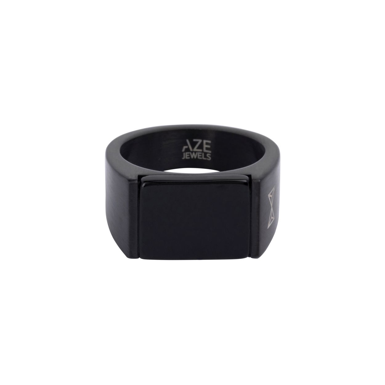 Ring Signet Rocks Onyx - Noir (?21 / 66)