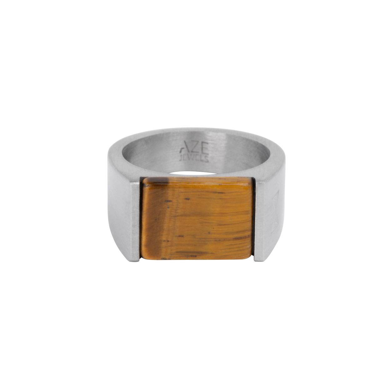 Ring Signet Rocks Tiger - Inox (20 / 63)