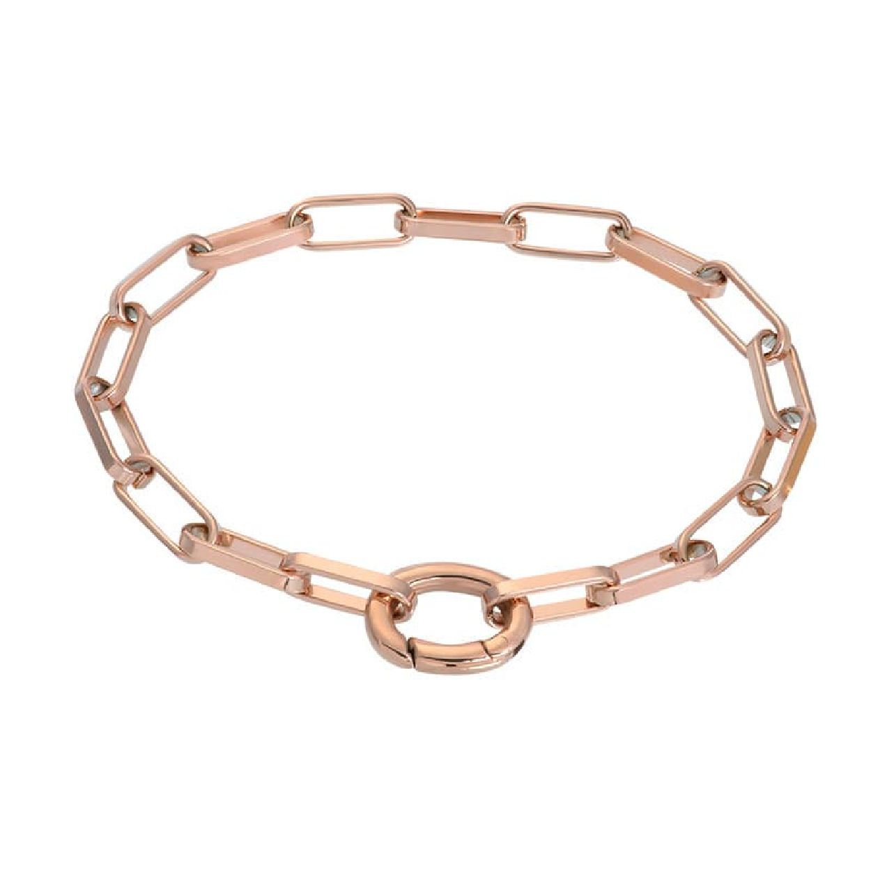 Deze armband is van het merk iXXXi Jewelry. Het damessieraad is rose van kleur. De armband is 990 millimeter.