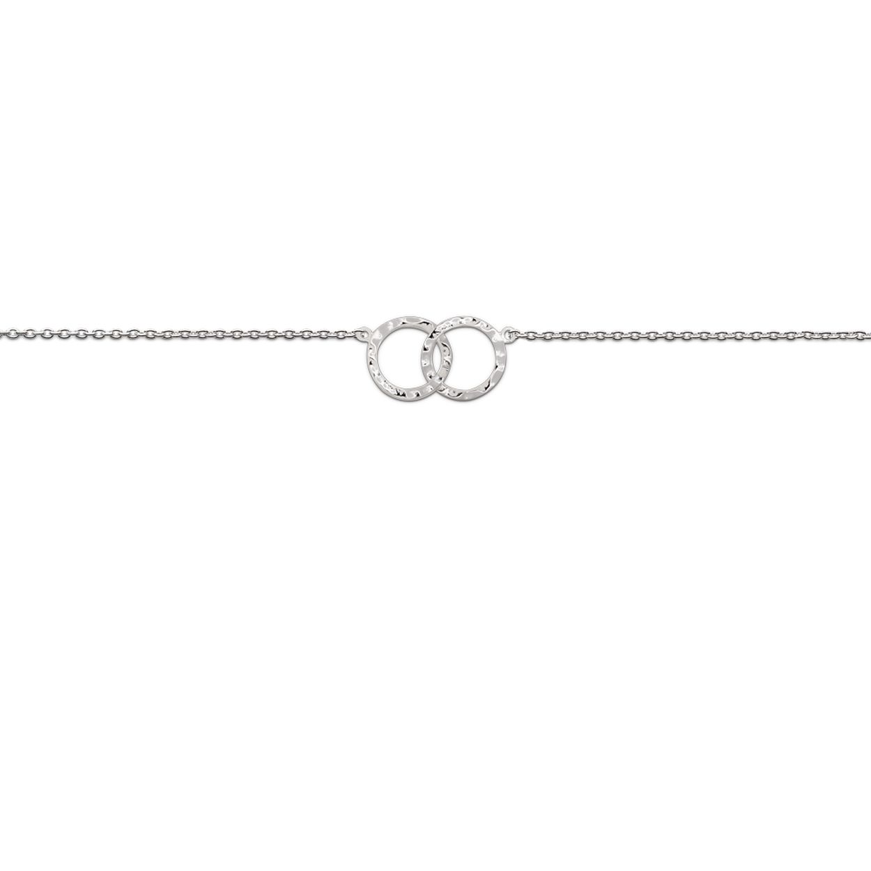Heart To Get B100Dkr13S Armband Zilverkleurig Dubbel Karma S Is Van De We Are All One Collectie