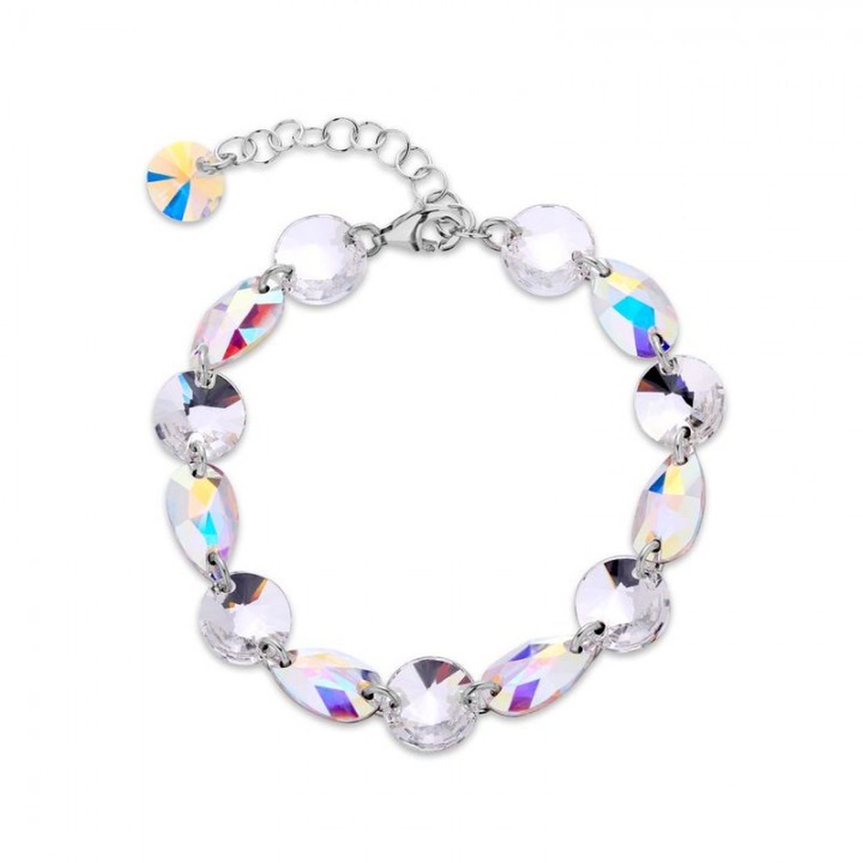 Maak je looks compleet met deze prachtige kristal/ Aurore Boreale armband van SPARK Jewelry voor dames. De artikelcode is B32003230CAB.