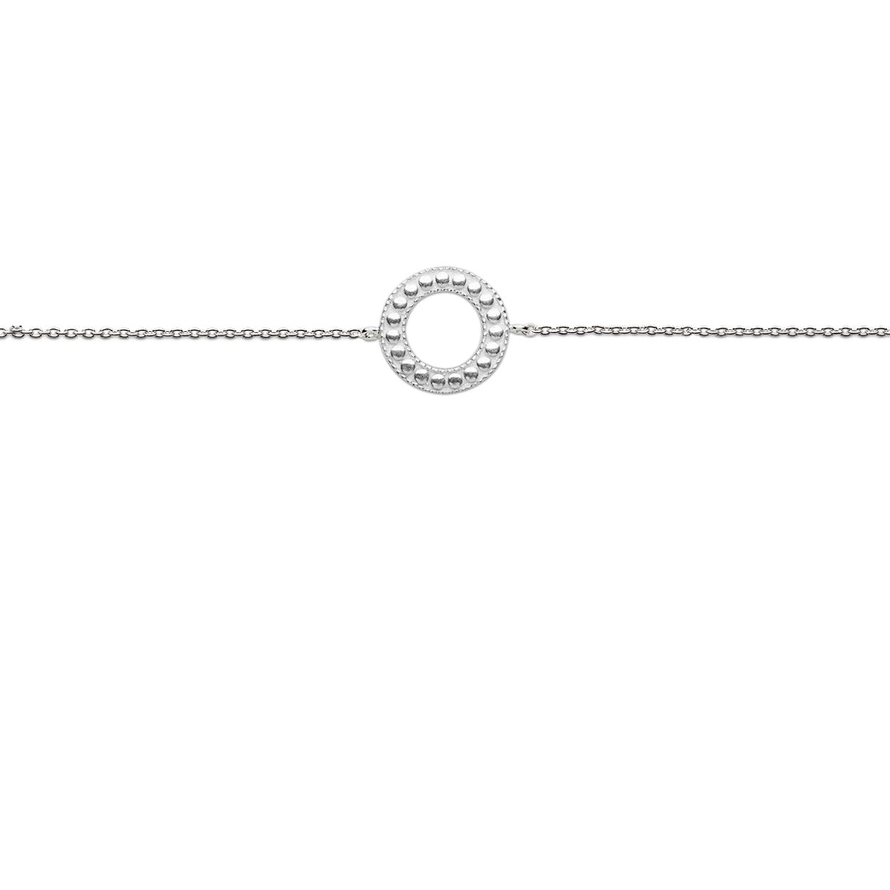 Heart To Get B377Cir17S Armband Zilverkleurig Geomatric Cirkel Is Van De Wink, Wink Collectie