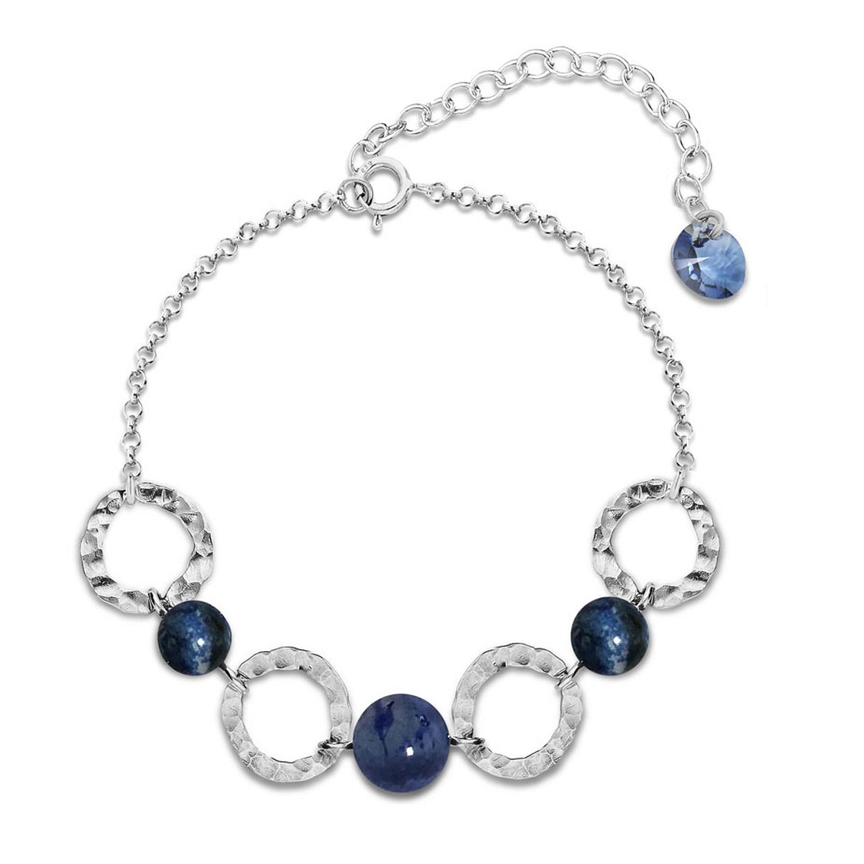 Deze armband zijn van het merk Spark Silver Jewelry. Het is een damessieraad.