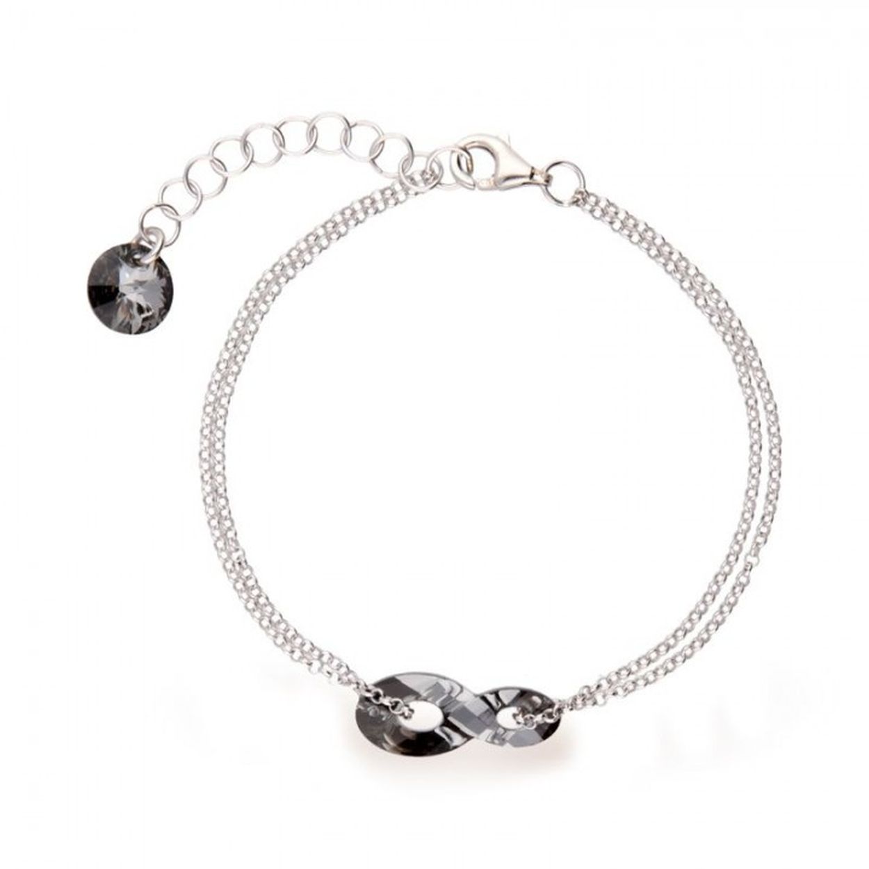 Maak je looks compleet met deze prachtige zilverkleurige nacht armband van SPARK Jewelry voor dames. De artikelcode is B679218SN.