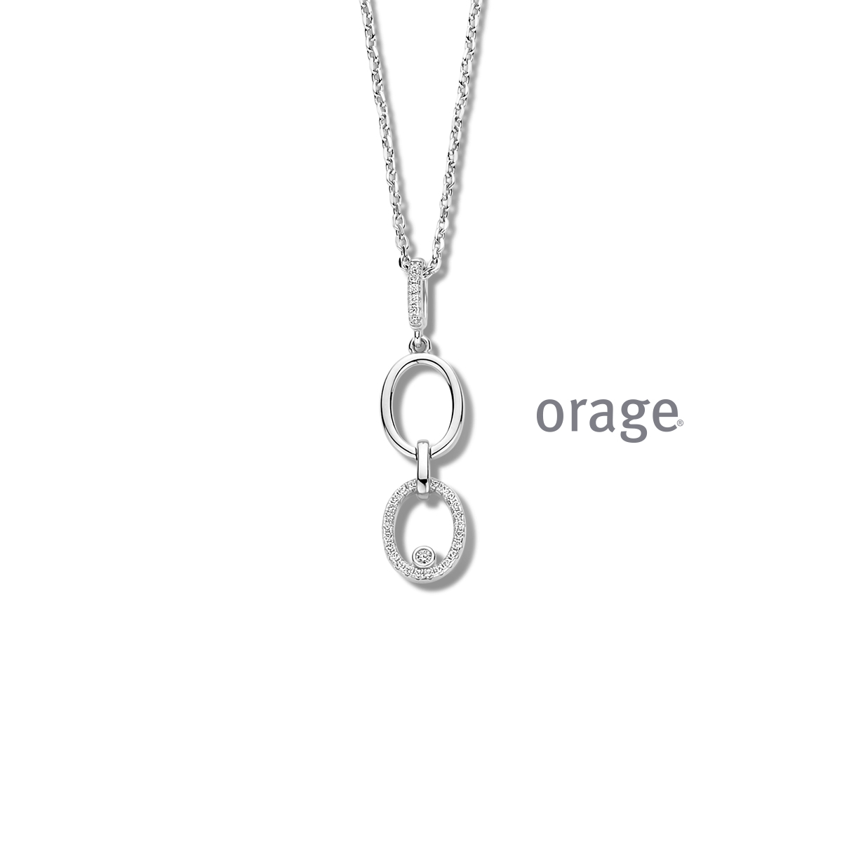 Ketting zilver Orage