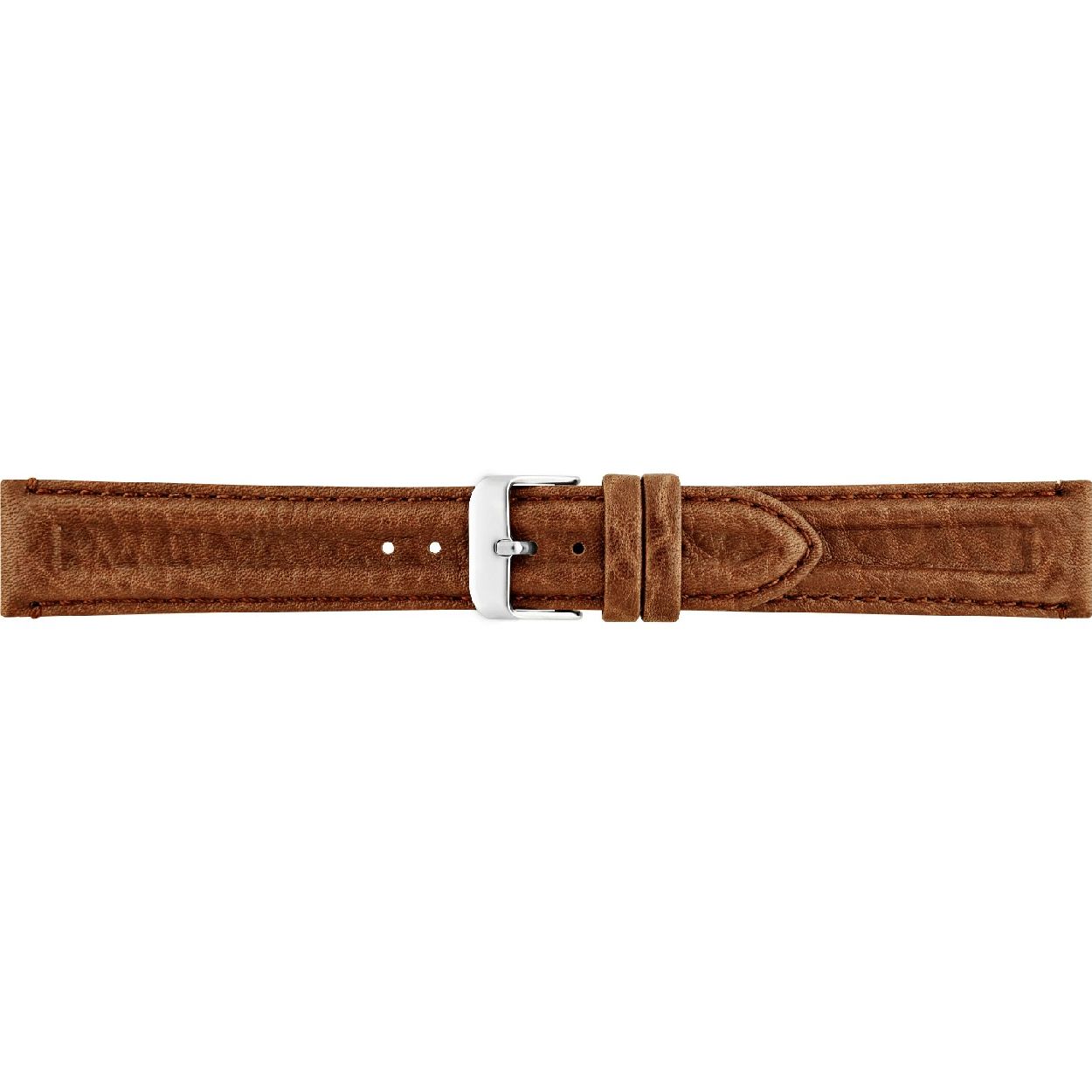 Horlogeband Lightbruin Echt buffelleer