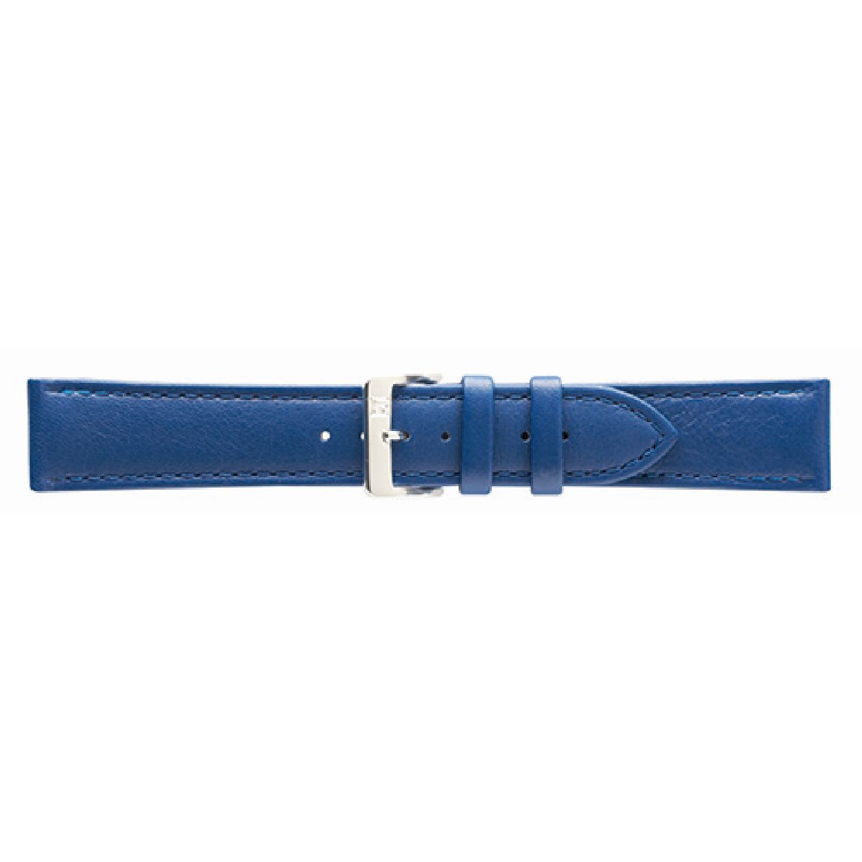 Horlogeband Elec Blauw Echt kalfsleer