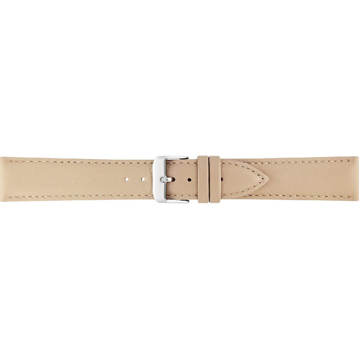 Horlogeband Zand Echt kalfsleer