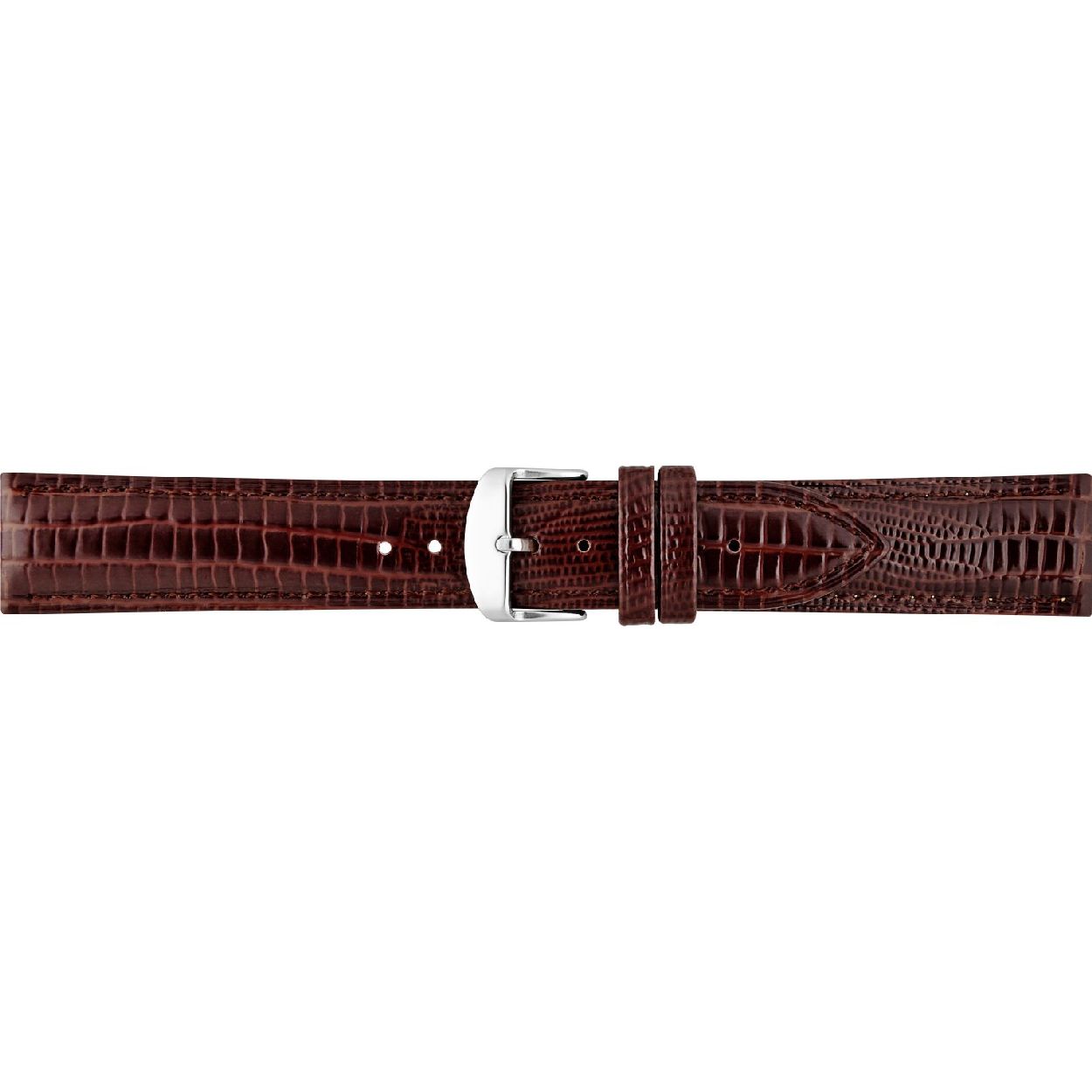 Horlogeband Donker Bruin Tejus print