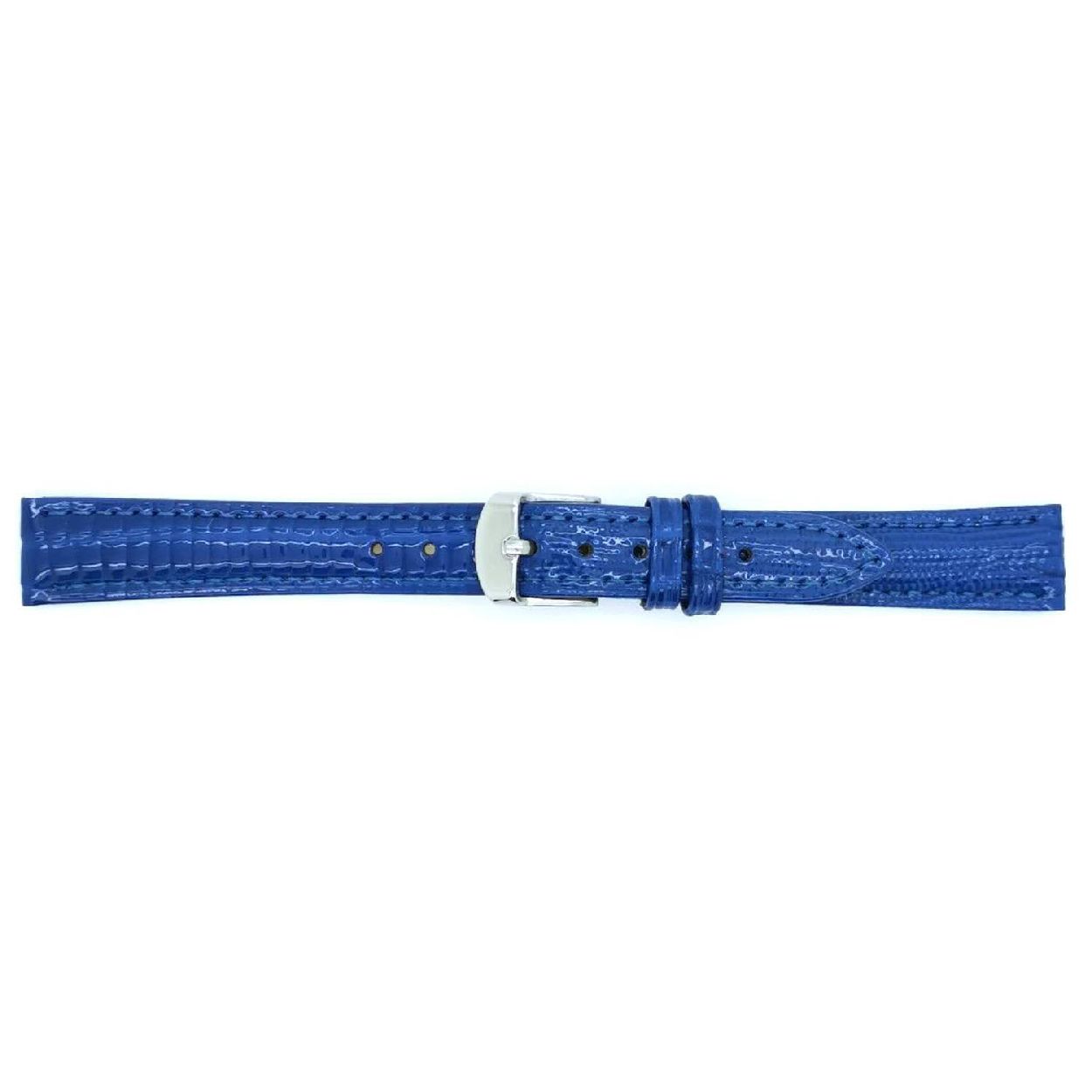 Horlogeband Elec Blauw Tejus print