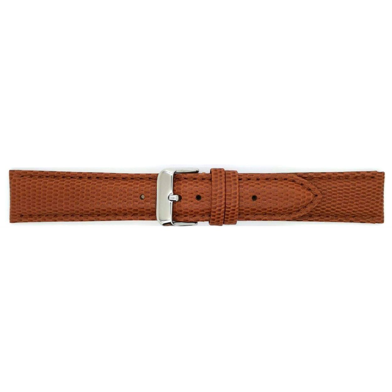Horlogeband Lightbruin Hagedis print