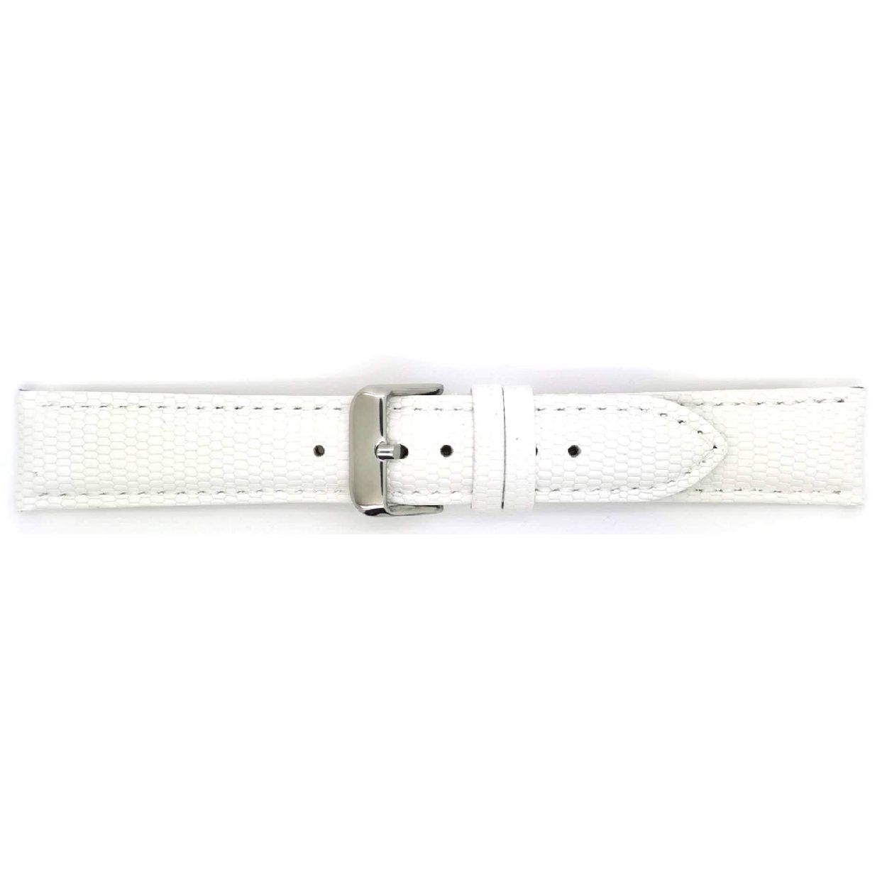 Horlogeband Wit Hagedis print