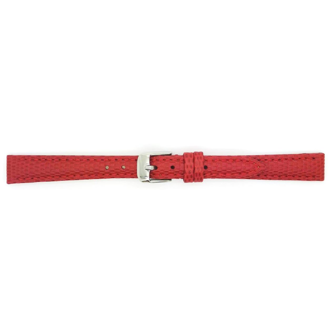 Horlogeband Rood Hagedis print