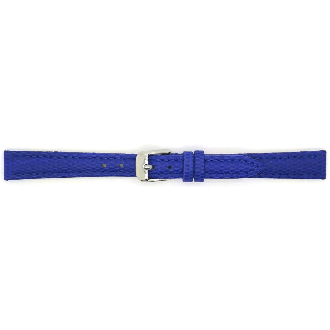 Horlogeband Elec Blauw Hagedis print