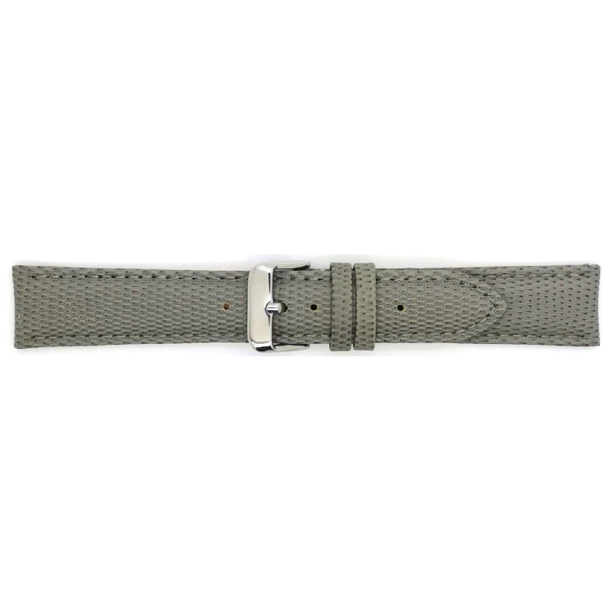 Horlogeband Donker Grijs Hagedis print