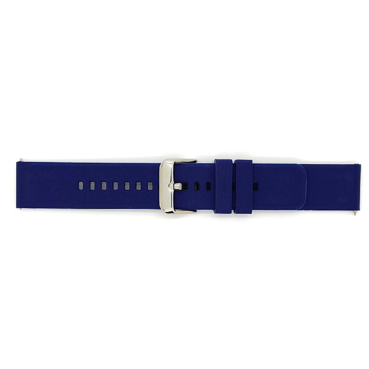 Horlogeband Marine Blauw Silicone