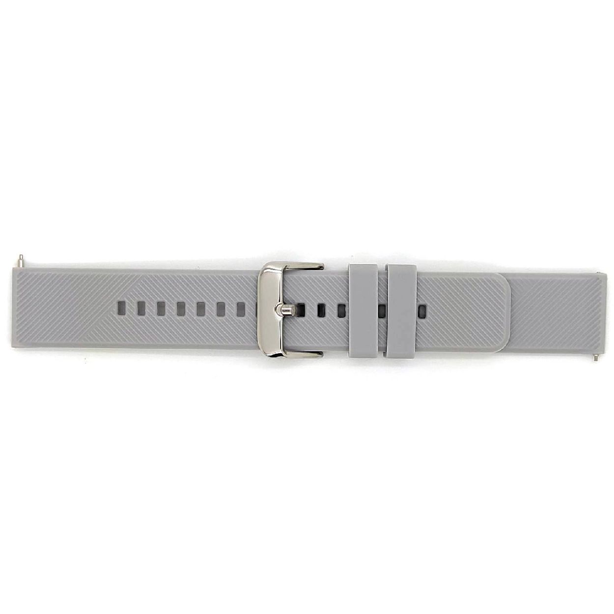 Horlogeband Light Grijs Silicone