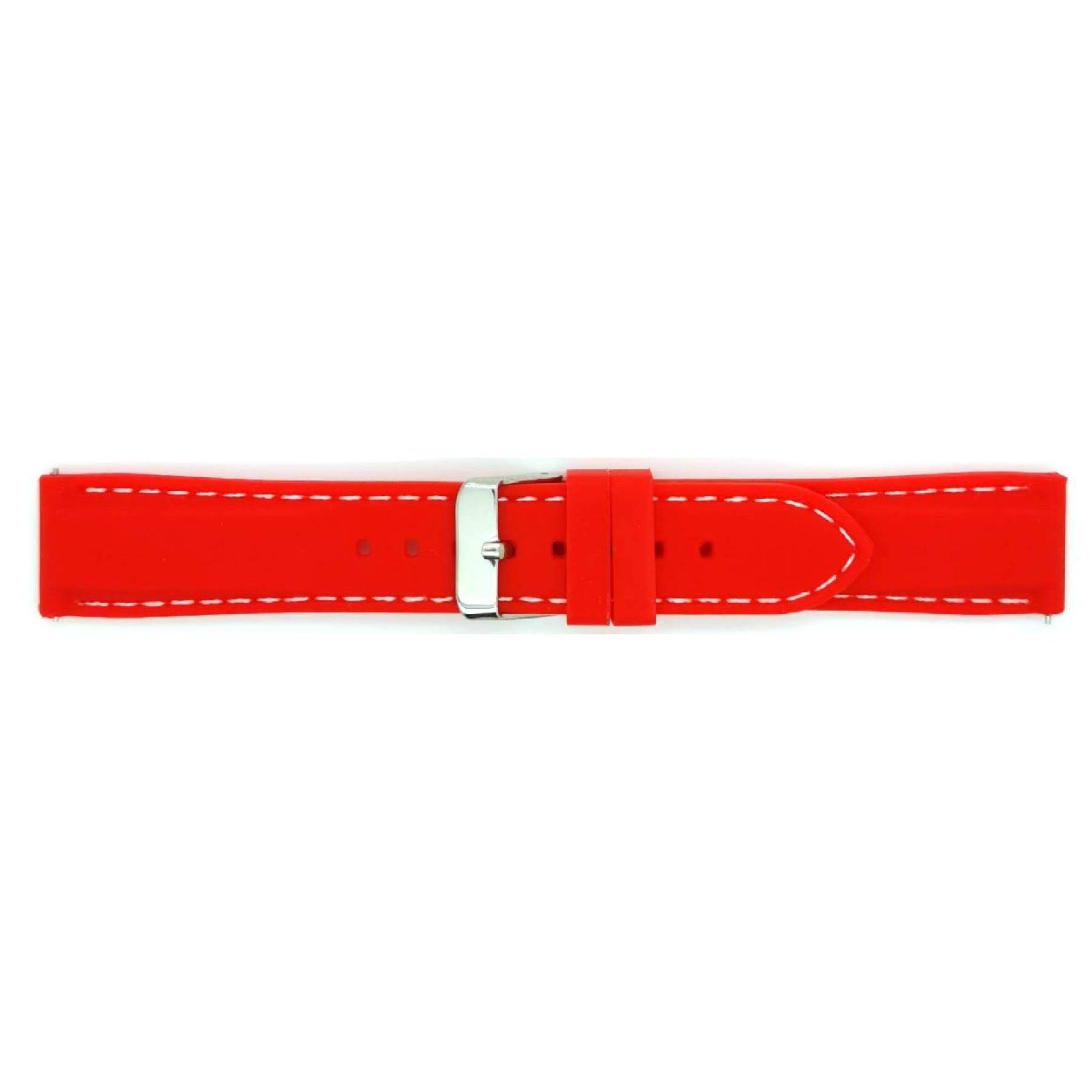 Horlogeband Rood Silicone