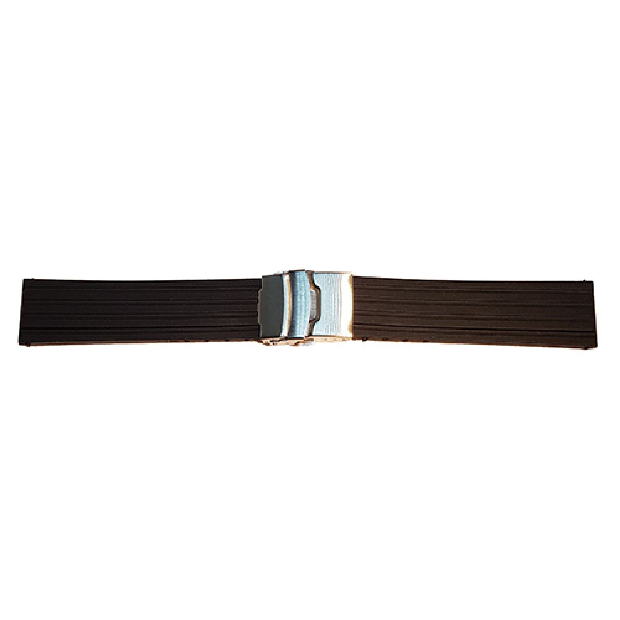 Horlogeband Zwart Silicone