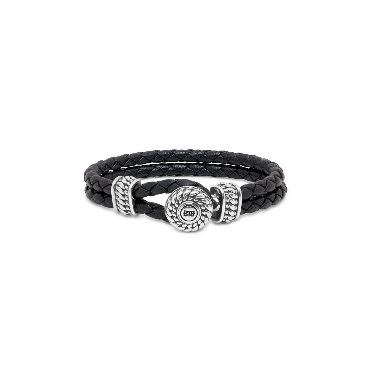Buddha to Buddha - Ben Leather Knot Black, 19cm - 001J052200305