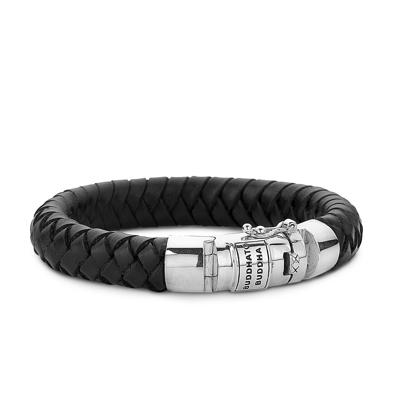 Buddha to Buddha 544BL E - Ben Leather Bracelet Black